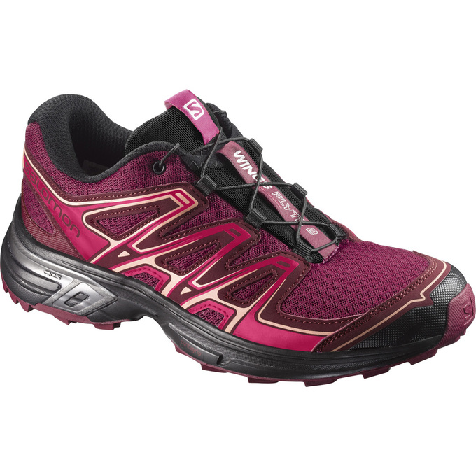 Zapatillas Trail Running Salomon Mujer Rosas Oscuro - Salomon Argentina WINGS FLYTE 2 W ,938517-VWC